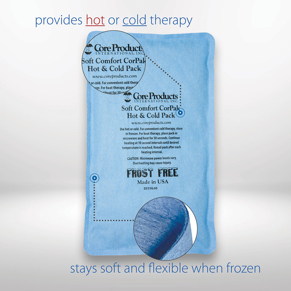 Core Products Soft Comfort CorPak Hot & Cold Therapy Pack, Small, 3" x 5" (ACC-549)
