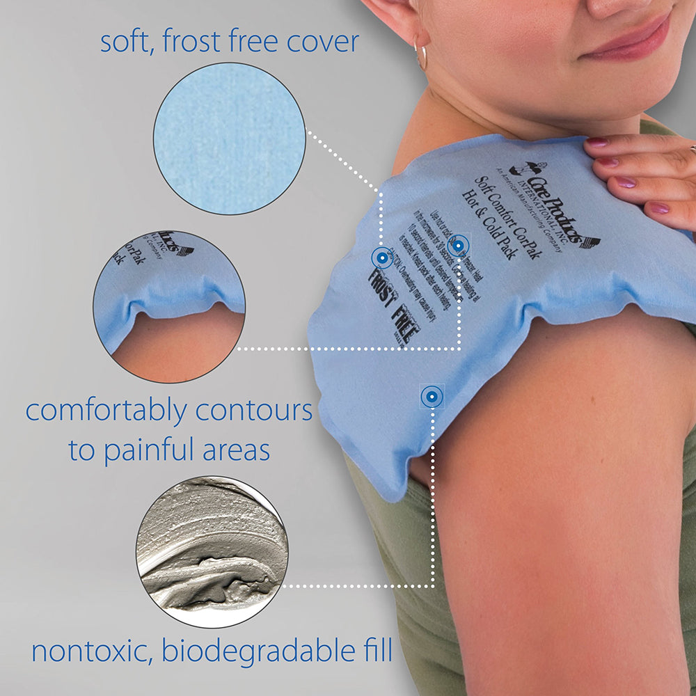 Core Products Soft Comfort CorPak Hot & Cold Therapy Pack, Medium, 6" x 10" (ACC-550)