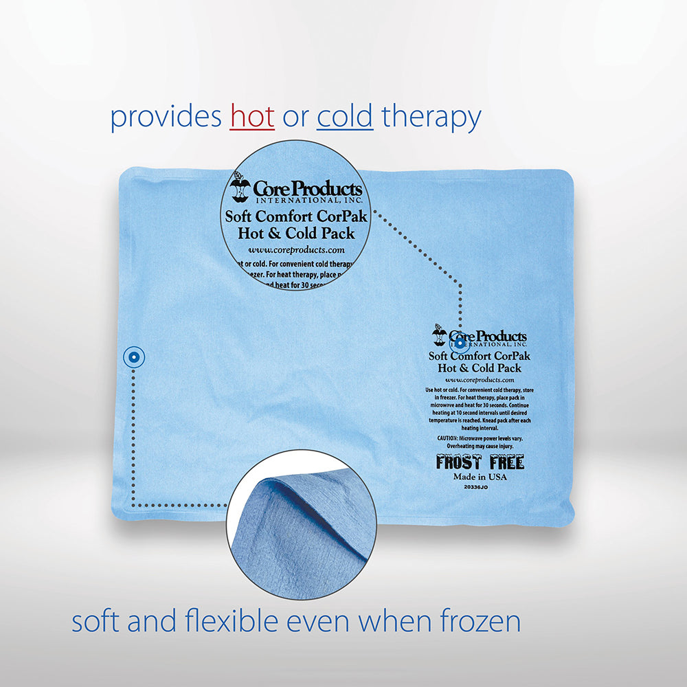 Core Products Soft Comfort CorPak Hot & Cold Therapy Pack, Large, 10" x 13" (ACC-551)