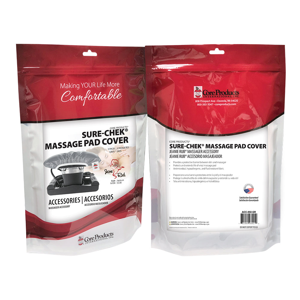 Core Products Sure-Chek Massage Cover 3-Pack (ACC-892-GR)
