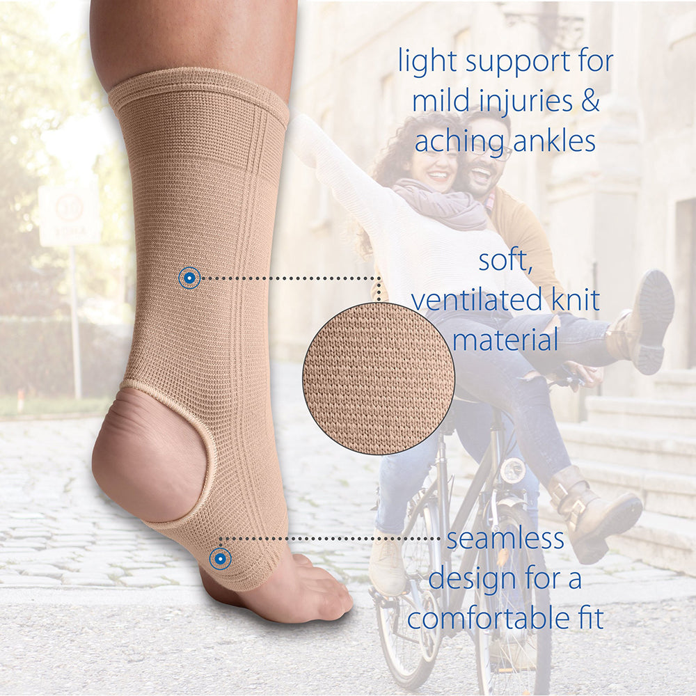 Core Products Swede-O Elastic Ankle Support Sleeve, Medium (AKL-6322-MED)