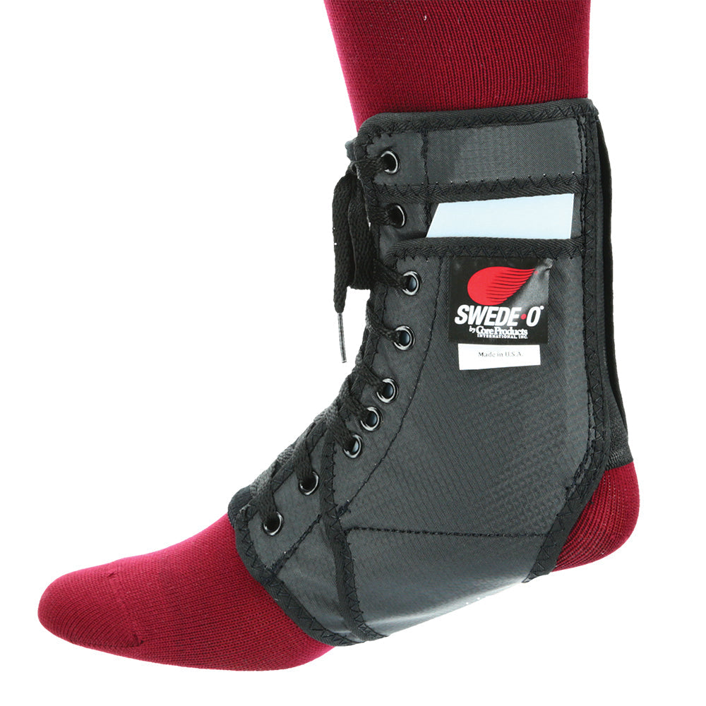 Core Products Swede-O Ankle Lok Brace, Black, Medium (AKL-6331-BK-MED)