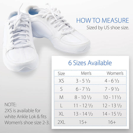 Core Products Swede-O Ankle Lok Brace Size Chart