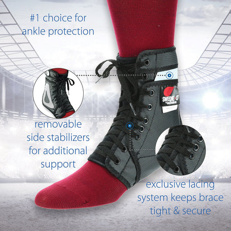 Core Products Swede-O Ankle Lok Brace, White, 2X-Large (AKL-6331-WH-2XL)