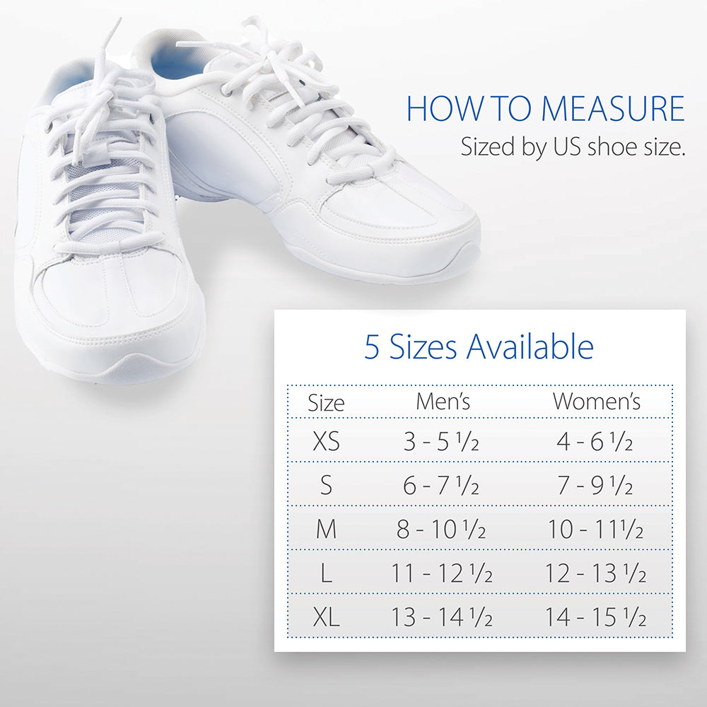 Core Products Swede-O Trim Lok Ankle Brace Size Chart
