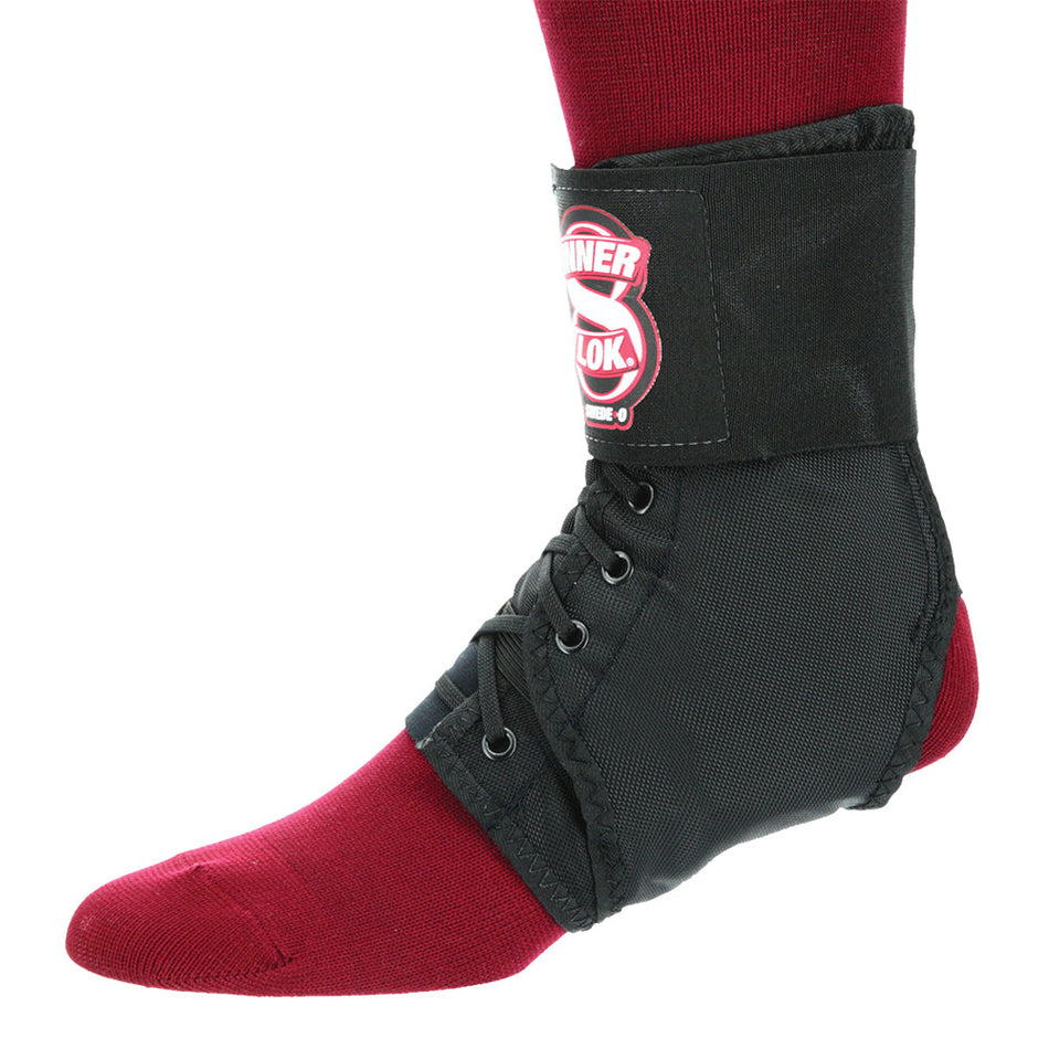 Core Products Swede-O Inner Lok 8 Ankle Brace, Black, Large (AKL-6335-BK-LRG)