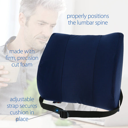 Core Products Sitback Rest Standard Lumbar Support, Black (BAK-400-BK)