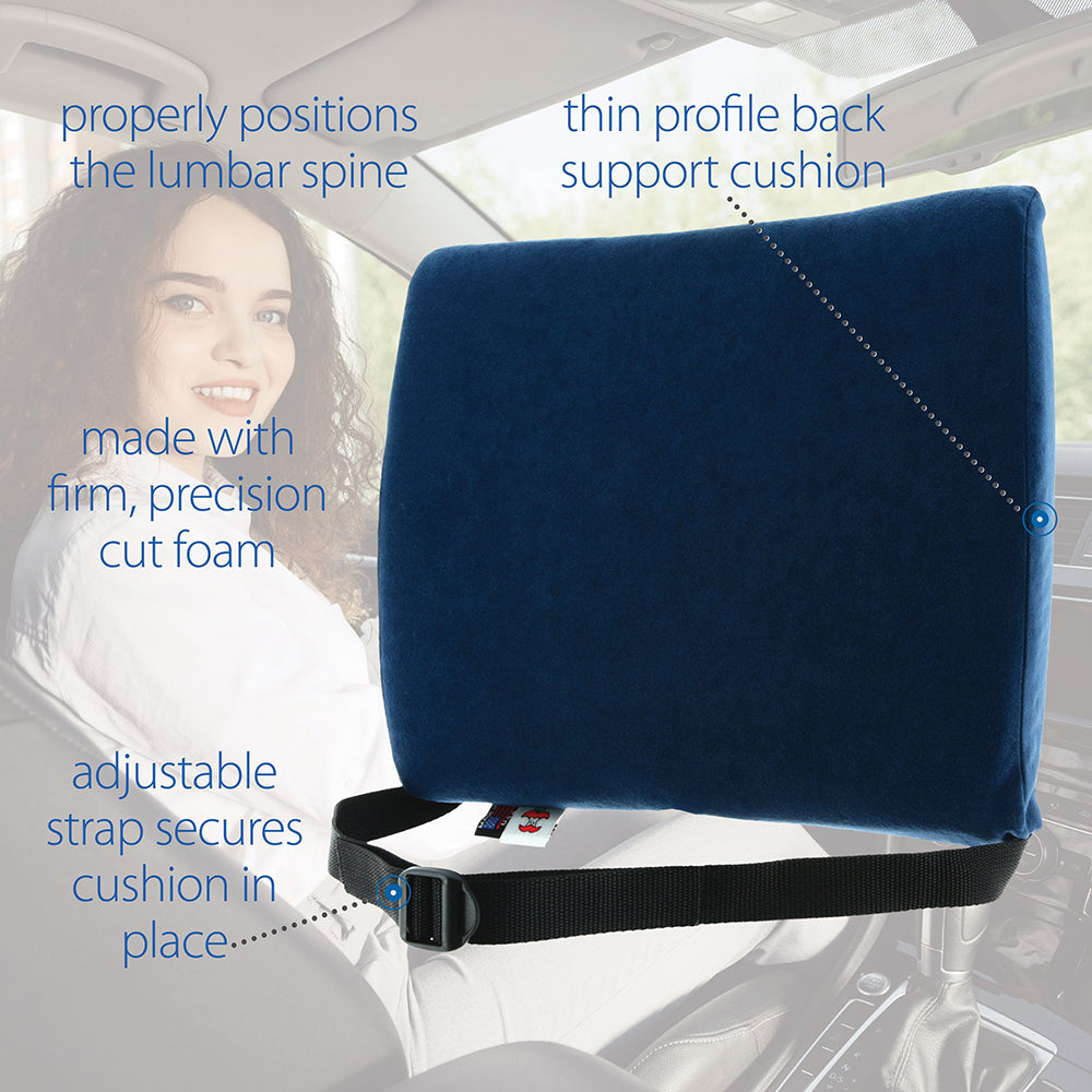 Core Products SlimRest Deluxe Lumbar Support, Black (BAK-411-BK)