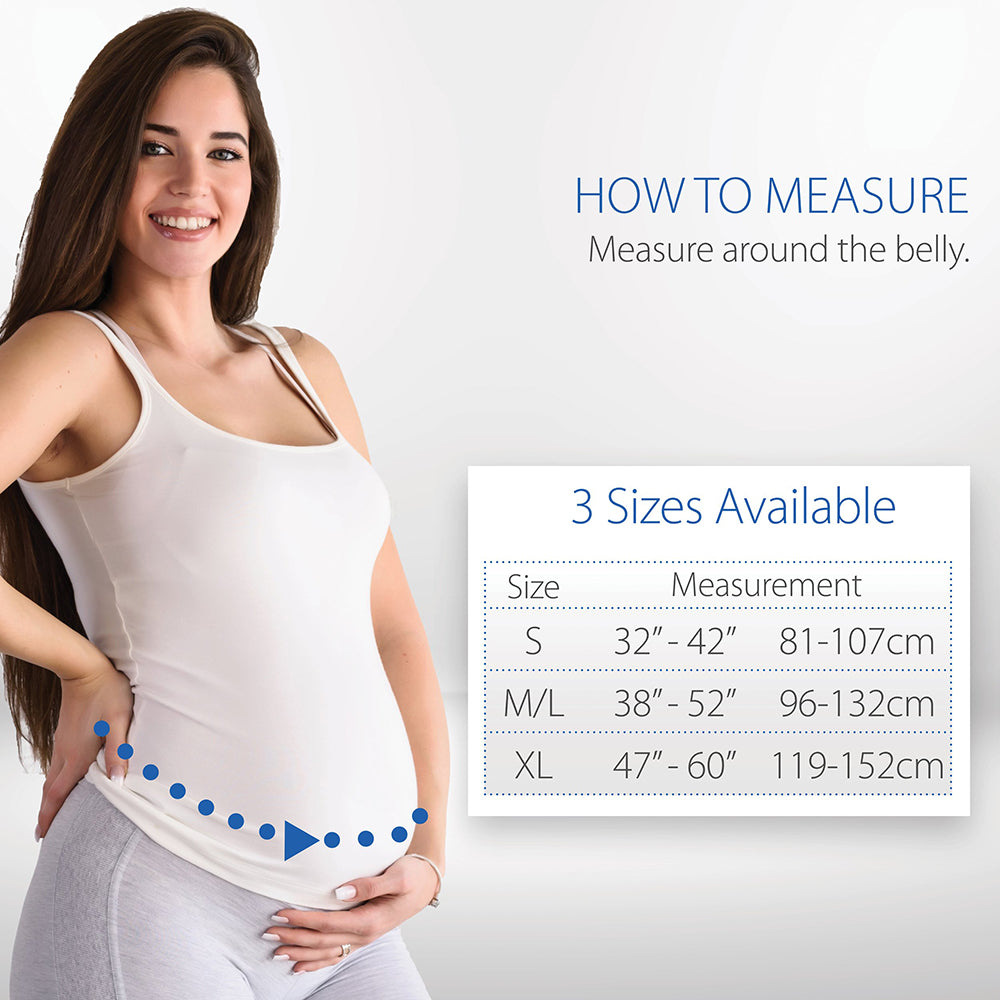 Core Products Baby Hugger Lil' Lift Maternity Support Size Chart
