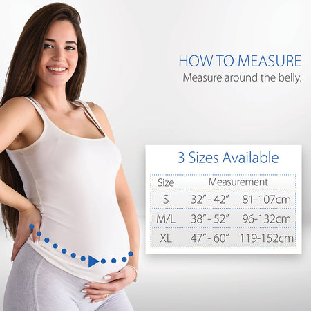 Core Products Baby Hugger Lil' Lift Maternity Support Size Chart
