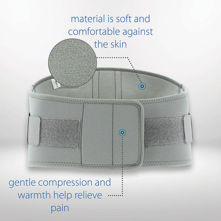 Core Products Swede-O Thermal Vent Lumbar Support, Medium (BRE-6071-GR-MED)