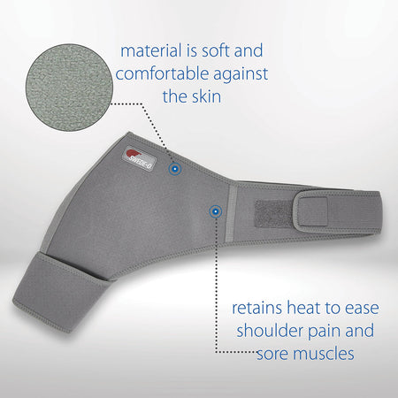 Core Products Swede-O Thermal Vent Shoulder Wrap, Small (BRE-6233-GR-SML)