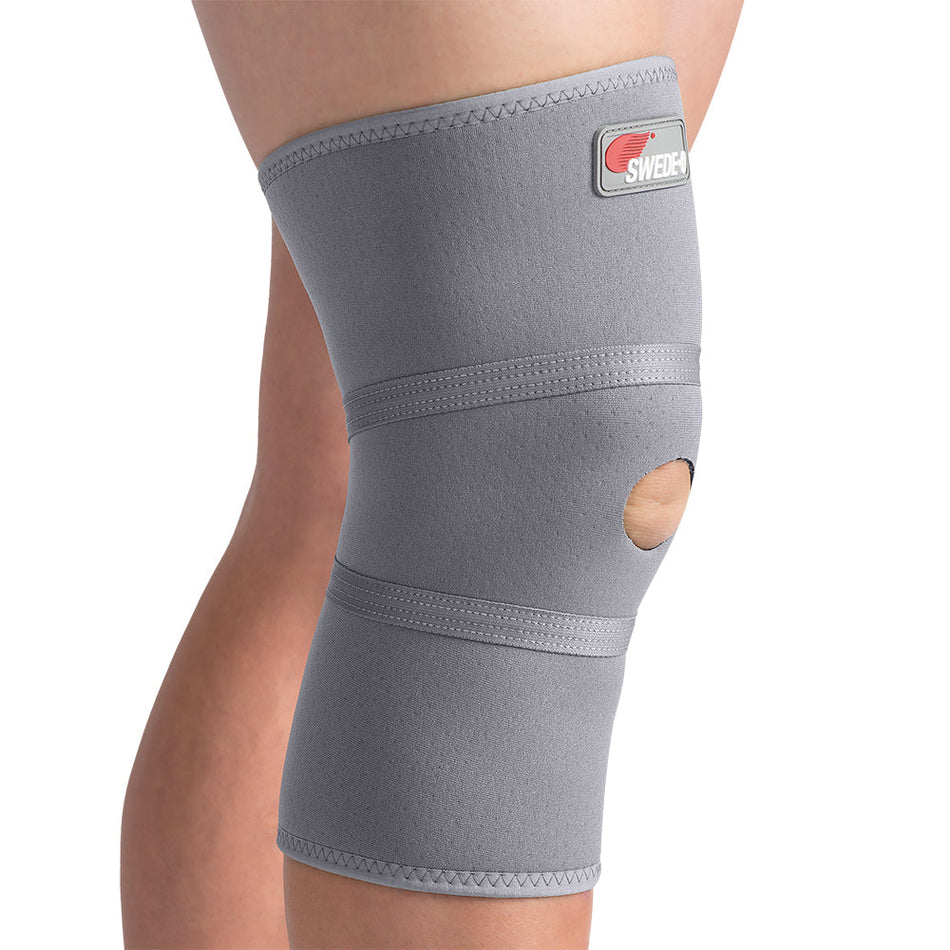 Core Products Swede-O Thermal Vent Open Patella Knee Sleeve, Small (BRE-6451-GR-SML)