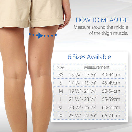 Core Products Swede-O Thermal Vent Thigh Hamstring Size Chart