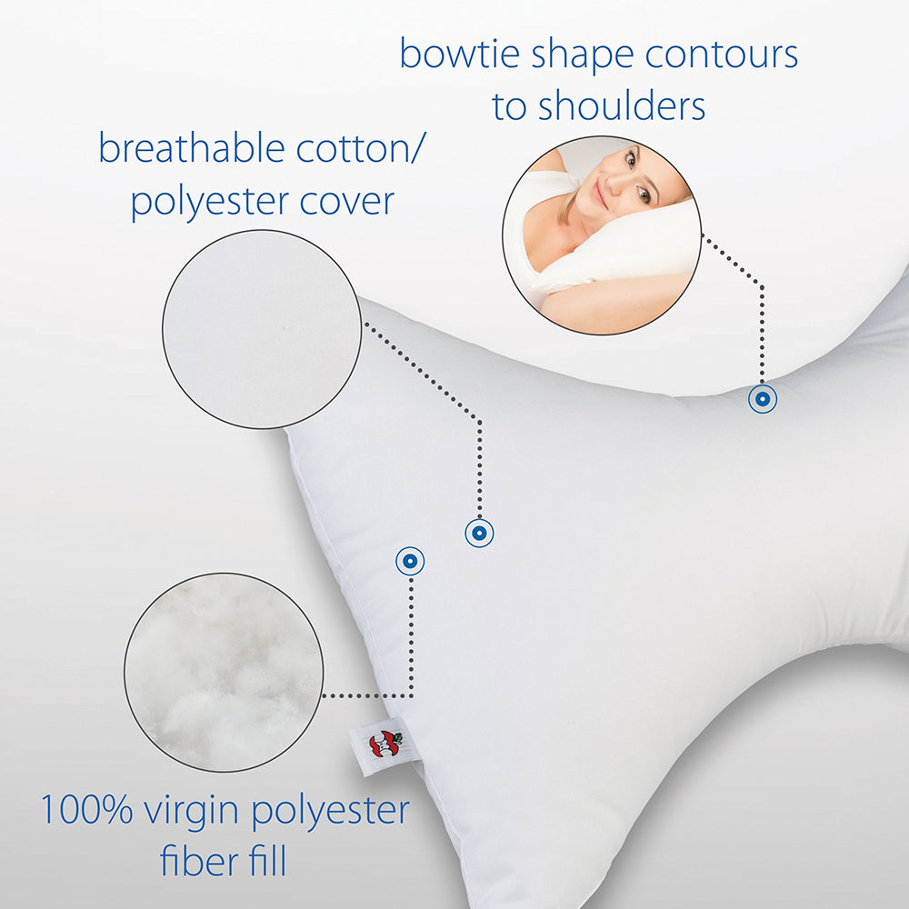 Core Products Bowtie pillow w/Case (FIB-210)