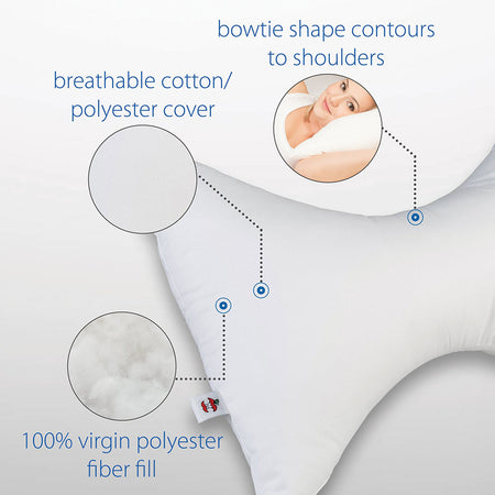 Core Products Bowtie pillow w/Case (FIB-210)