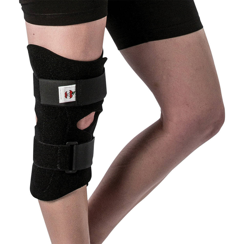 Core Products Swede-O Front Close Knee Brace with Hinges, Large/X-Large (KNE-6448-BK-LXL)
