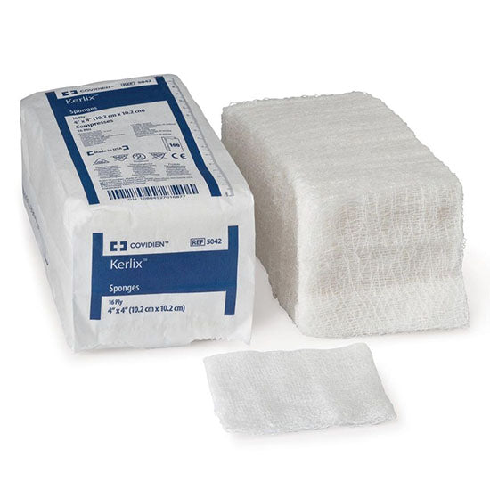 Covidien/Kendall Curity 100% Cotton OB Sponges, 4" x 4" (7420), 20/EA