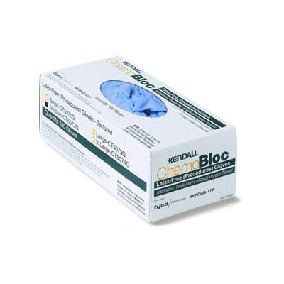 Kendall ChemoBloc T Latex Gloves, Small (CT5055G-)