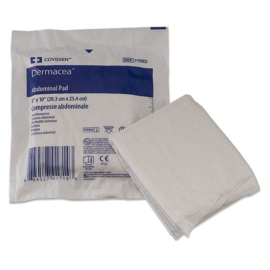 Covidien/Kendall Curity 100% Cotton OB Sponges, 4" x 4" (7420), 20/EA