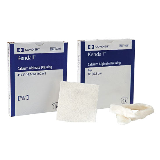 Kendall Calcium Alginate Dressing, 12" Rope, Sterile (9231)