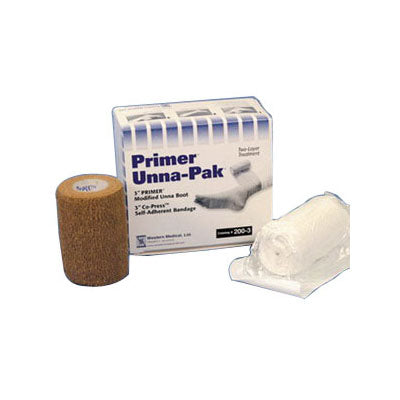 Derma Sciences Unna-Pak with Primer Modified Unna Boot and DuBan Self-Adherent Bandages (GL-2003)