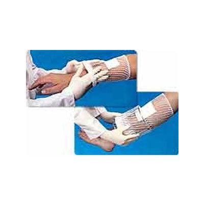 Derma Sciences Surgilast Tubular Elastic Bandage Retainer for Large Hand, Arm, Leg, Foot, Size 4, 25 yds (GL-704)