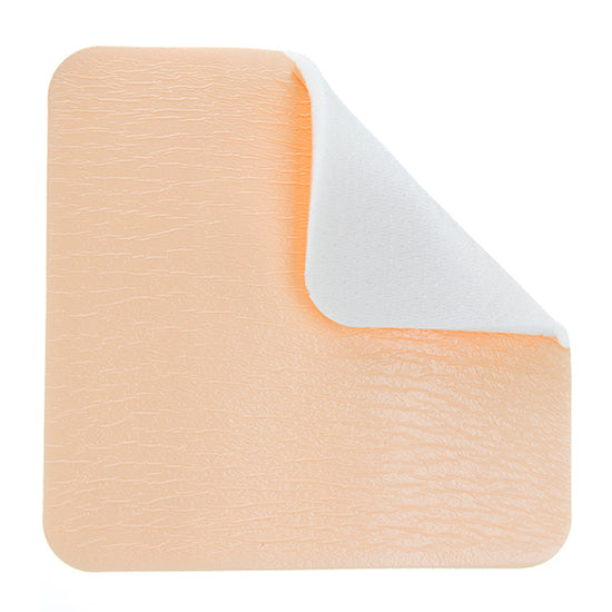 DermaRite ComfortFoam Self-Adherent Soft Silicone Foam Dressing, 3" x 3" (44330)