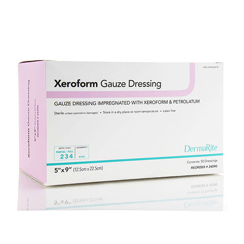 DermaRite Xeroform Gauze Dressing, 5" x 9" (24590)