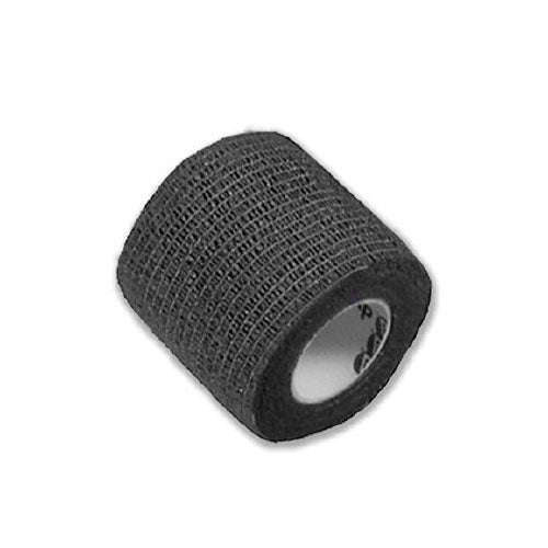 Dynarex Sensi-Wrap Self-Adherent Compression Bandage, 2" x 5yd Roll, Black (3212)