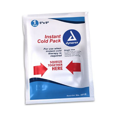 Dynarex Instant Cold Pack 5" x 9", Disposable (4512)