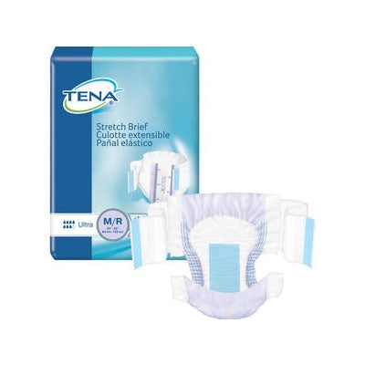 Essity TENA Stretch Ultra Briefs, Unisex, Medium/Regular, Lavender (67802)
