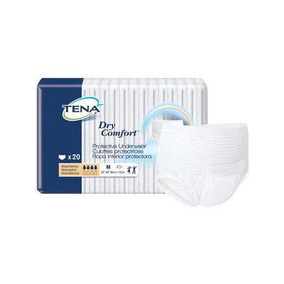 Essity TENA Dry Comfort Protective Underwear, Unisex, Medium (72422)