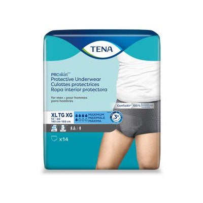 Essity TENA Proskin Maximum Absorbency Underwear for Men, X-Large (73540)