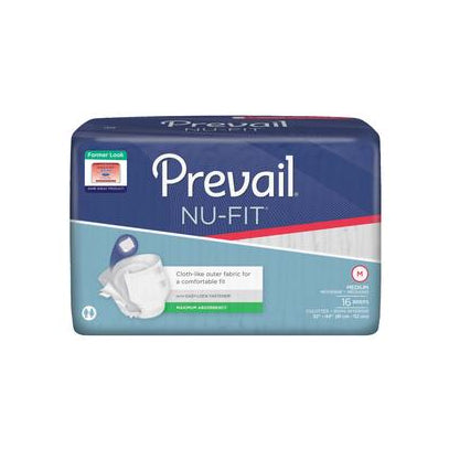 Prevail NU-Fit Maximum Absorbency Brief, Medium (NU-012/1)