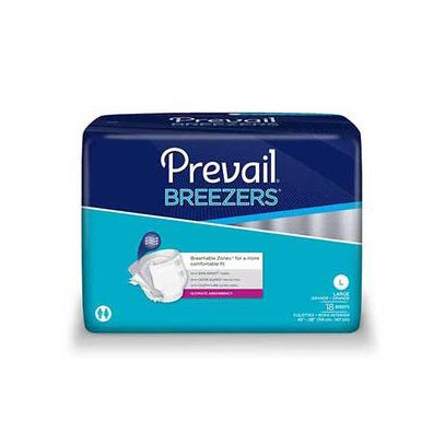 Prevail Breezers Ultimate Absorbency Brief, Large (PVB-013/2)