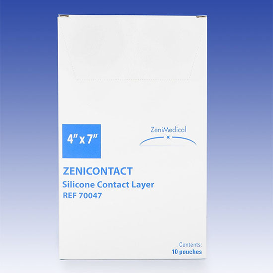 ZeniMedical ZeniContact Silicone Dressing, 4" x 7" (70047)