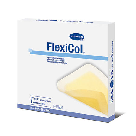 Hartmann Conco FlexiCol Hydrocolloid Dressing, 6" x 6" (48660000)