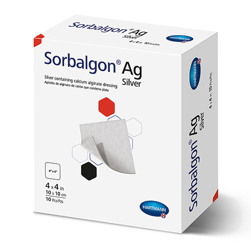 Hartmann Conco Sorbalgon Ag Silver Calcium Alginate Dressing, 4" x 4" (999611)