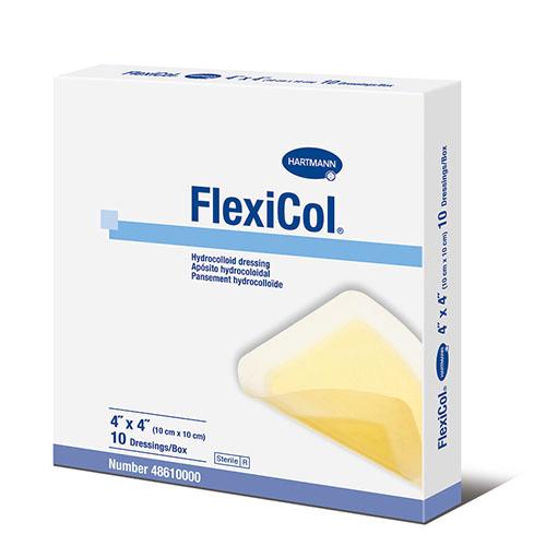 Hartmann Conco FlexiCol Hydrocolloid Dressing, 4" x 4", (48610000)