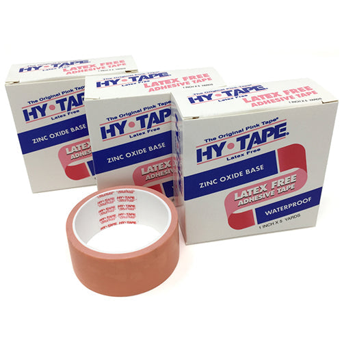 Hy-Tape Original Pink 3in x 5 yds, on Plastic Spool Ends (130LF)