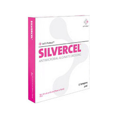 Systagenix Silvercel Antimicrobial Alginate Dressing 2" x 2" (800202)