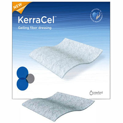 KCI KerraCel Gelling Fiber Dressing Absorbent, 4" x 5" (CWL1033)