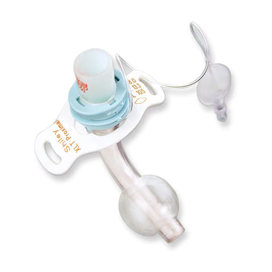 Kendall Shiley XLT Extended-Length Tracheostomy Tube, Distal Extension, Uncuffed, Size 8 (80XLTUD)