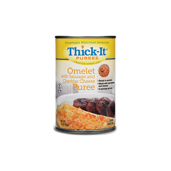 Thick-It Purees Omelet with Sausage and Cheddar Cheese Puree, 15 oz Can (H315)