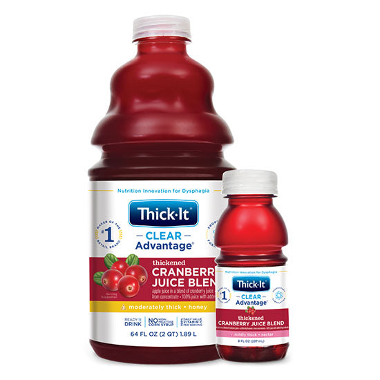 Thick-It Clear Advantage, Thickened Cranberry Juice, Mildly Thick, Nectar, 8 fl oz (B459)