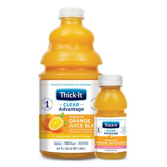 Thick-It Clear Advantage, Thickened Orange Juice, Mildly Thick, Nectar, 8 fl oz (B476)