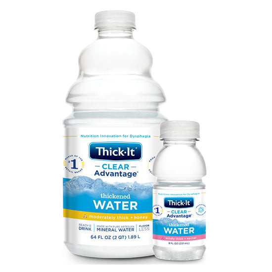 Thick-It Clear Advantage, Thickened Water, Mildy Thick, Nectar, 64 fl oz (B450)