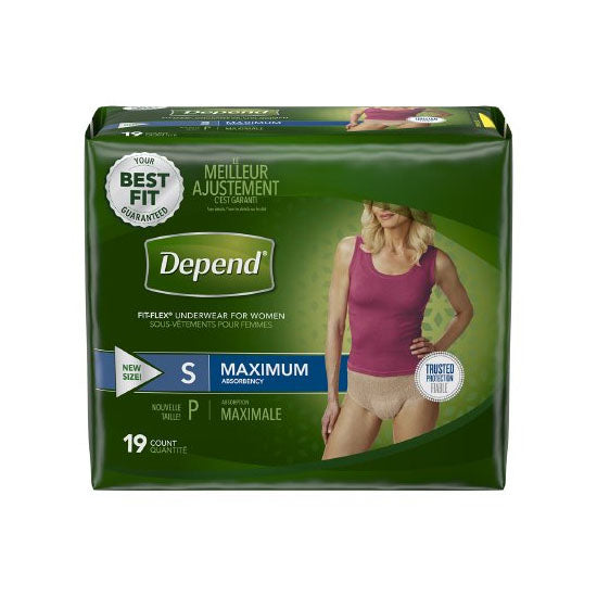 Kimberly Clark FIT-FLEX Underwear for Women, Maximum Absorbency, Small (47915)