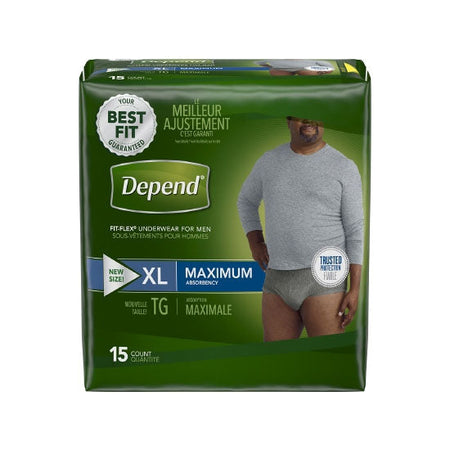 Kimberly Clark FIT-FLEX Underwear for Men, Maximum, XLarge (47930)